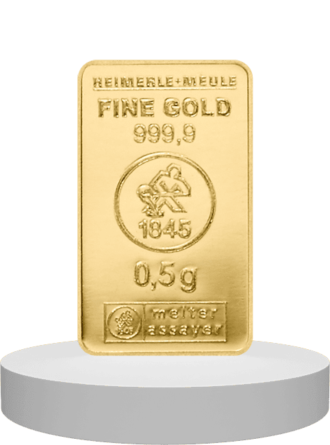 0,5 grama zlatna poluga