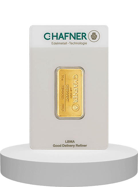 10 grama zlatna poluga